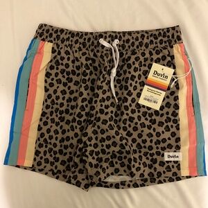 Duvin Cheetah Disco Swim Short - NWT